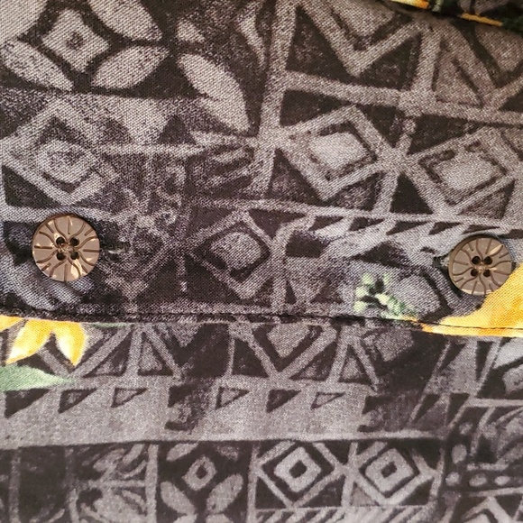 Caribbean Joe button down size large - Picture 4 of 5